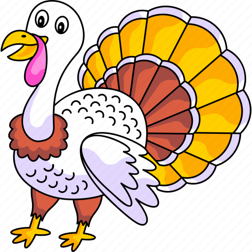 Turkey, thanksgiving, thanksgiving day, bird, autumn icon - Download on Iconfinder