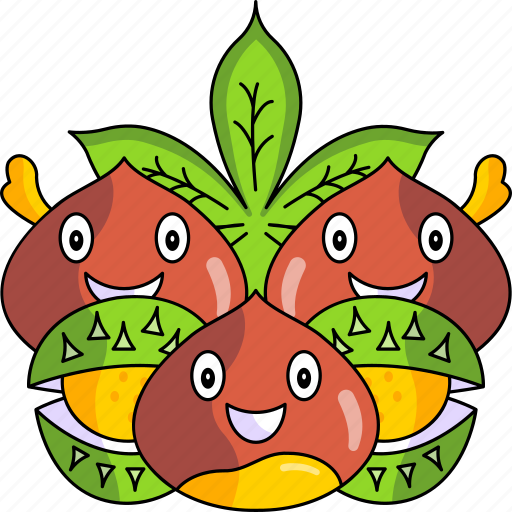 Chestnut, thanksgiving, thanksgiving day, autumn, food, vegetable icon - Download on Iconfinder