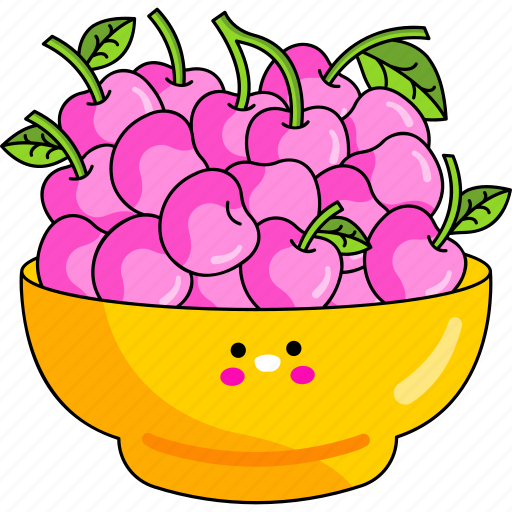 Cherries, thanksgiving, thanksgiving day, fruits, autumn, harvest, cherry icon - Download on Iconfinder