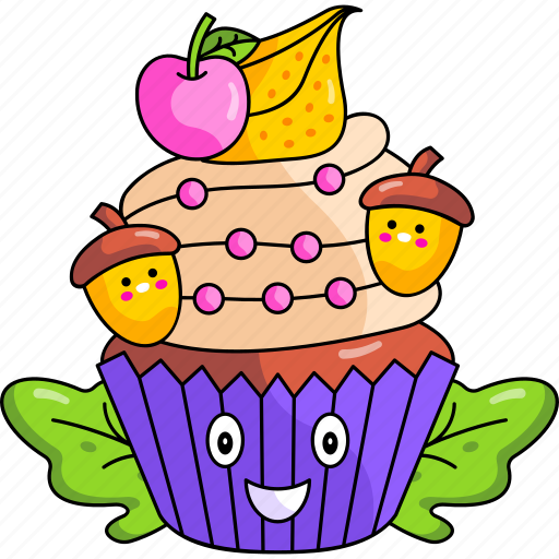 Cup cake, cream, celebration, thanksgiving day, dessert, party, thanksgiving icon - Download on Iconfinder