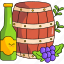 wine barrel, wine, grapes, beverage, alcohol, drinks, beer, thanksgiving, thanksgiving day 