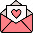 heart, letter, love, mail, message, thanksgiving