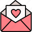 heart, letter, love, mail, message, thanksgiving 