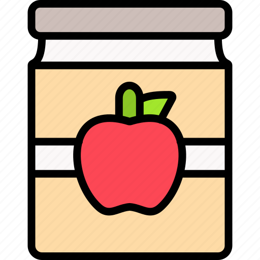 Apple, food, jam, sweet, thanksgiving icon - Download on Iconfinder