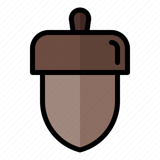 Thanksgiving, acorn, peanut, autumn, holiday icon - Download on Iconfinder