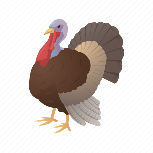 Celebration, turkey, animal, thanksgiving, holiday, wild turkey, bird icon - Download on Iconfinder