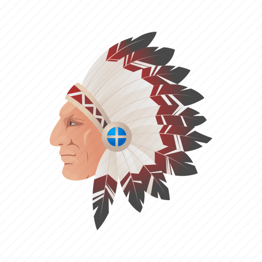 Holiday, head dress, celebration, native american, thanksgiving icon - Download on Iconfinder