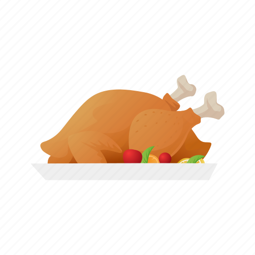Chicken, celebration, turkey, dinner, thanksgiving, holiday, food icon - Download on Iconfinder