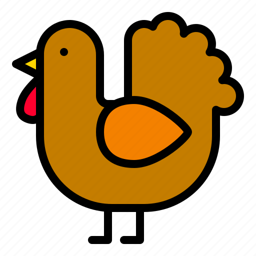 Animal, bird, thanksgiving, turkey icon - Download on Iconfinder