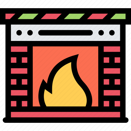 Christmas, cold, fire, fireplace, winter, xmas icon - Download on Iconfinder