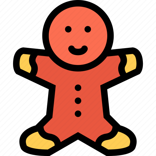 Chocolatte, cookies, gingerbread, man, xmas icon - Download on Iconfinder