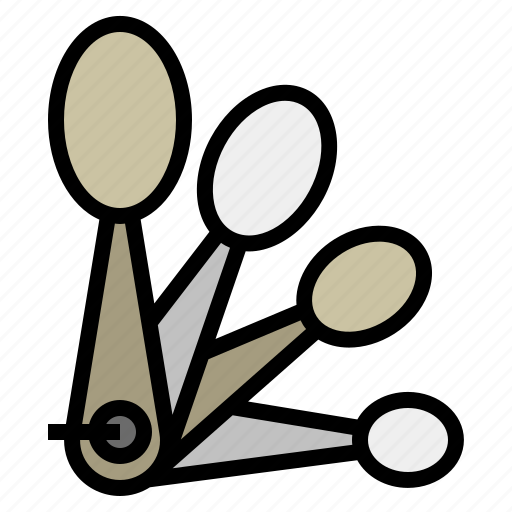 Measuring spoons, kitchenware, measurement, cooking, spoon icon - Download on Iconfinder