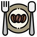 dish, coffee, food, menu, cutlery