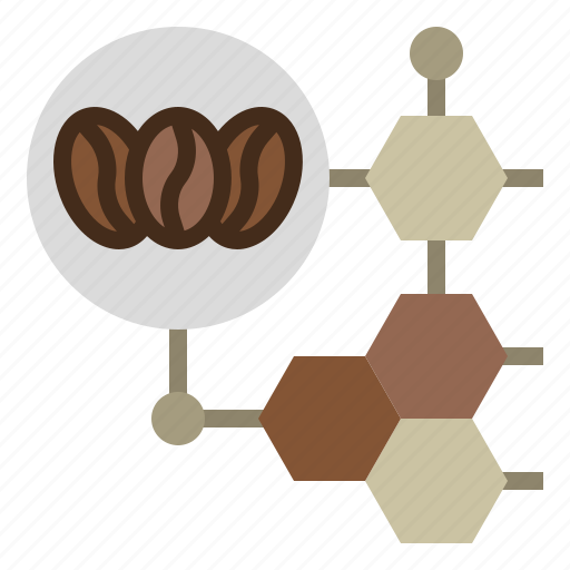 Caffeine, chemistry formula, molecule, coffee, compound icon - Download on Iconfinder