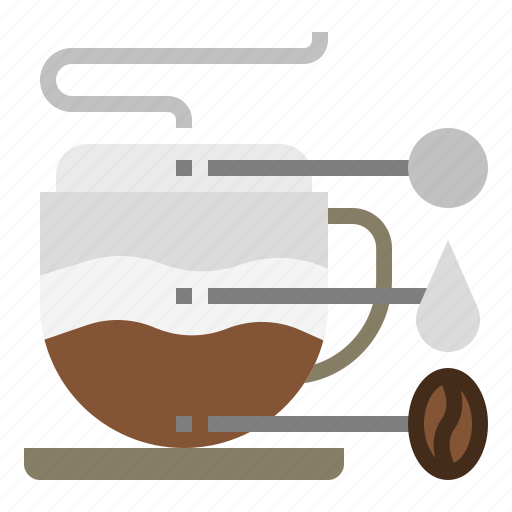 Americano, coffee, espresso shot, coffee making, no fat icon - Download on Iconfinder