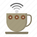 free wifi, wifi password, cafe, coffee cup, coffee shop