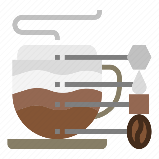 Mocha, coffee, whipped cream, chocolate, make coffee icon - Download on Iconfinder