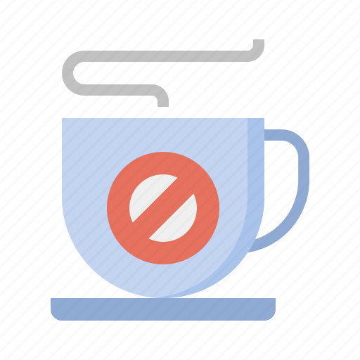 No caffeine, caffeine free, hot drink, beverage, coffee shop icon - Download on Iconfinder