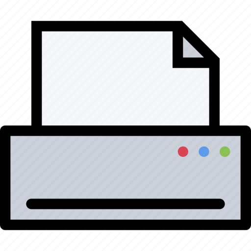 Office, office equipment, paper, print, printer icon - Download on Iconfinder