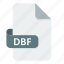 extension, format, dbf, file, document 
