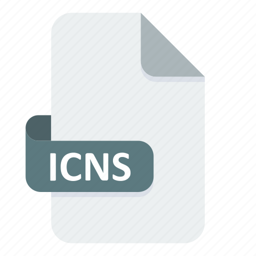 Extension, icns, format, file, document icon - Download on Iconfinder
