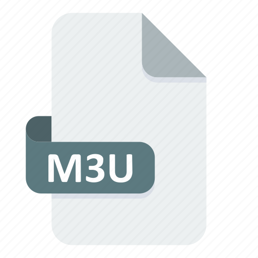 Extension, m3u, format, file, document icon - Download on Iconfinder