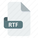 extension, format, rtf, file, document