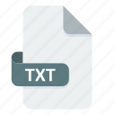 extension, format, txt, file, document