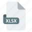 extension, format, xlsx, file, document 