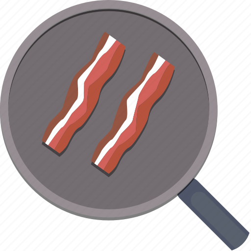 Food, bacon, eat, pan icon - Download on Iconfinder