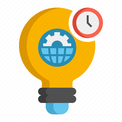 Technology, disruption, bulb, time icon - Download on Iconfinder