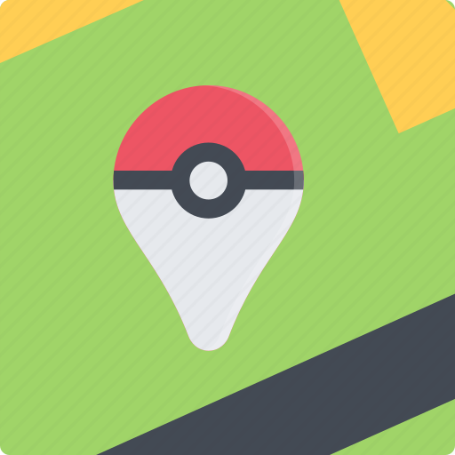 Pokemon, location, map, gps, pokemon location, pokeball icon - Download on Iconfinder