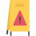 wet floor, warning board, caution, janitor, caution stand, caution board, warning stand, fall, slip