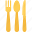 cutlery, fork, knife, kitchen, spoon, restaurant, plate, cooking, dinner 