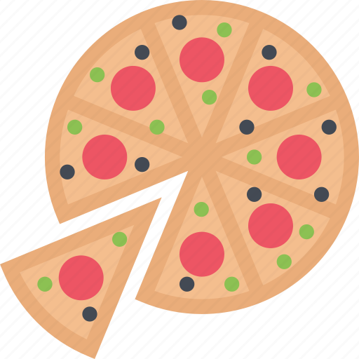 Pizza, slice, fast-food, italian, junk-food, meal, fast icon - Download on Iconfinder