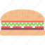 sandwich, bread, meal, breakfast, burger, tasty, fast-food, snack, fast 