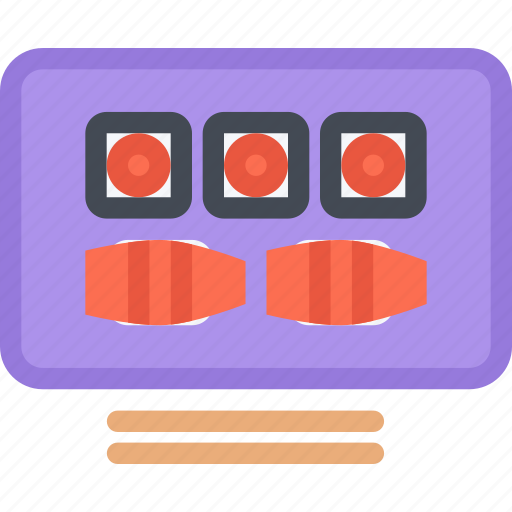 Sushi, japanese, seafood, japan, meal, roll, asian icon - Download on Iconfinder