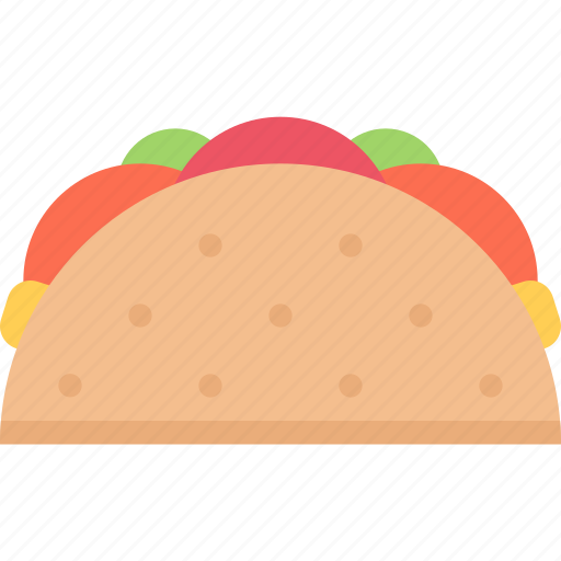 Taco, fast-food, mexican, tortilla, mexico, mexican food, snack icon - Download on Iconfinder