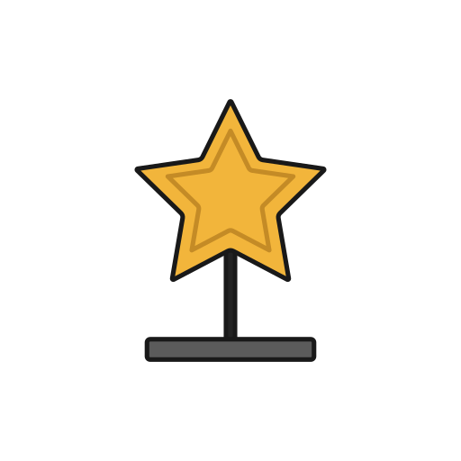 Award, ceremony, movie, star, trophy, win icon - Free download