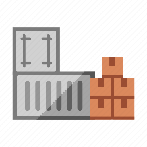 Cargo, commerce, container, import, logistics, shipping, shipment icon - Download on Iconfinder