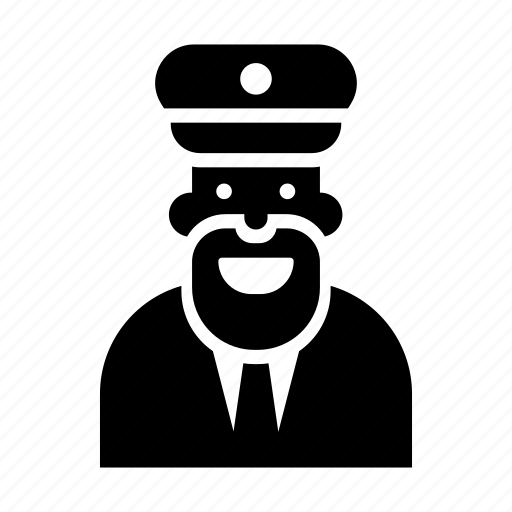 Beard, captain, nautical, sailor, sea, seafarer, seaman icon - Download on Iconfinder