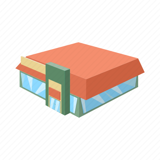 Building, construction, house, shop, showcase, supermarket icon - Download on Iconfinder
