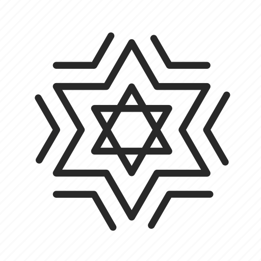 Israel, religion, star of david, symbols, the jews icon - Download on Iconfinder