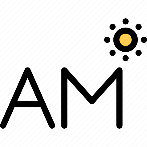 Am, sun, sunrise, time icon - Download on Iconfinder