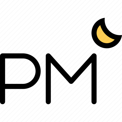 Moon, night, pm, time, weather icon - Download on Iconfinder