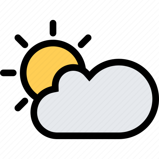 Cloud, sun, sunny, weather icon - Download on Iconfinder