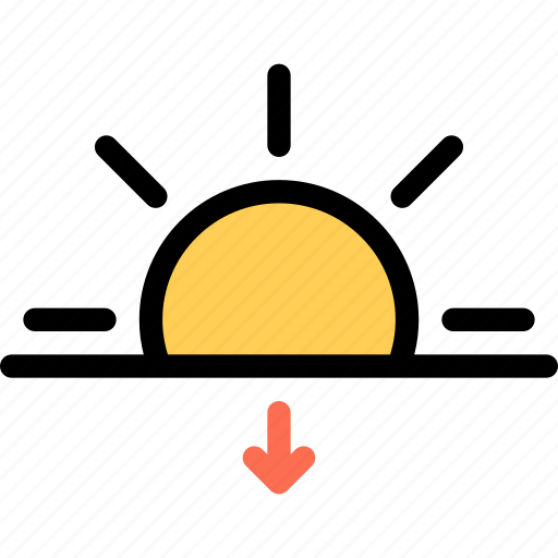 Afternoon, down, night, sun, sunset icon - Download on Iconfinder