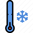 cold, ice, snow, snowflake, temperature, thermometer 