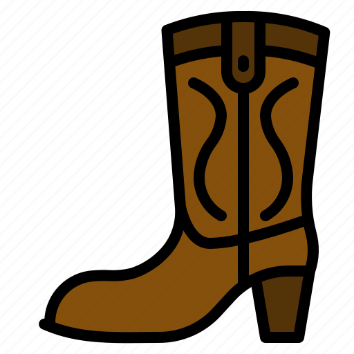 Cowgirl, boot, boots, footwear, western, country, outfit icon - Download on Iconfinder