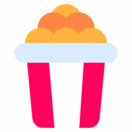 Popcorn, pop, corn, snack, salty, food icon - Download on Iconfinder